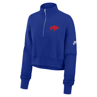 Buffalo Bills Rewind Phoenix Women's Nike NFL Cropped 1/4